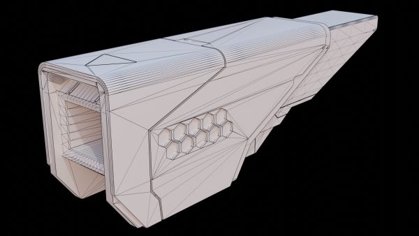 3D Model JetConcept gun