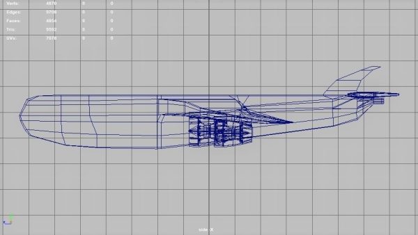 A Simple Aeroplane 3D Model