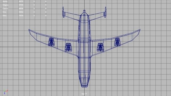 A Simple Aeroplane 3D Model