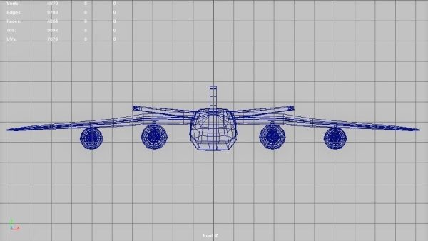 A Simple Aeroplane 3D Model
