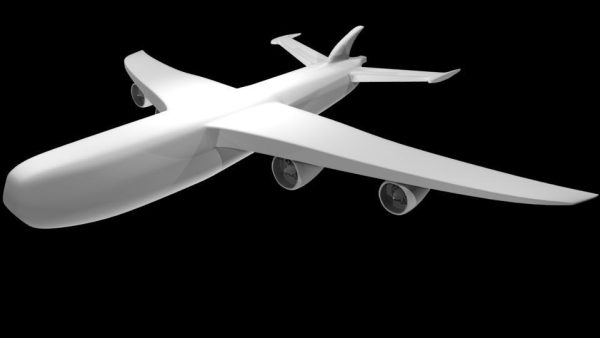 A Simple Aeroplane 3D Model