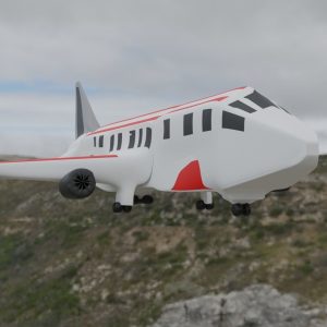 Aeroplane airplane in sky