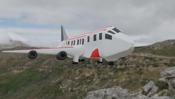 Aeroplane airplane in sky