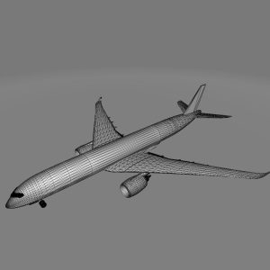 airbus-a350-3d-model-low-poly-obj-blend