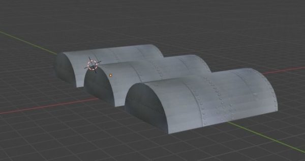 Aircraft Hanger V3 Low Poly