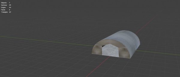 Aircraft Hanger V3 Low Poly