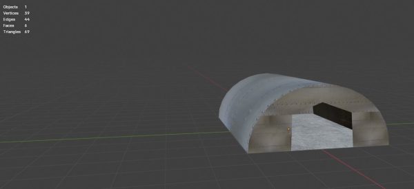 Aircraft Hanger V3 Low Poly