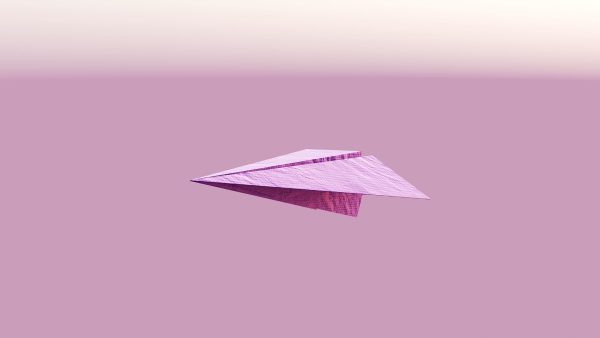 Airplane and cloud