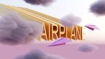 Airplane and cloud