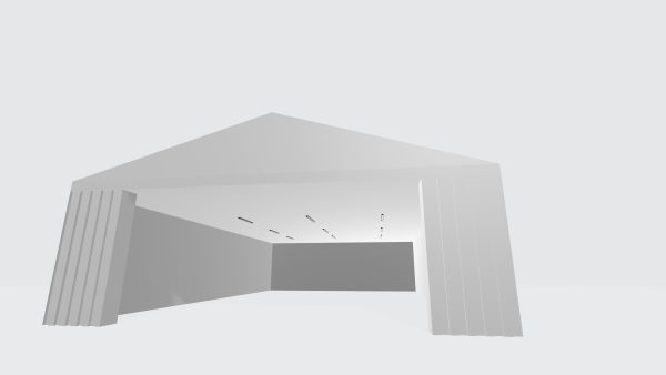 Airport hangar 3d model