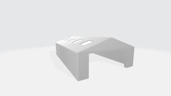 Airport hangar 3d model