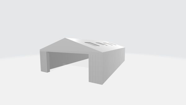 Airport hangar 3d model