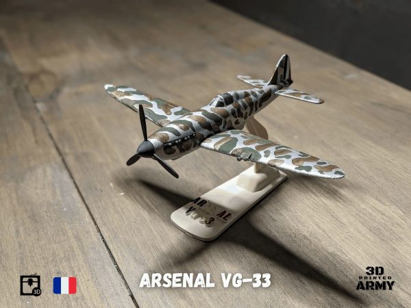 Arsenal VG-33 French warbird - STL files for 3D printing