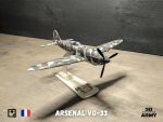 Arsenal VG-33 French warbird - STL files for 3D printing