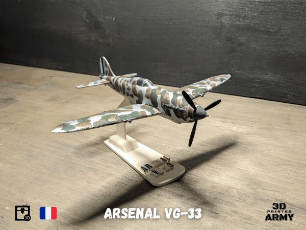 Arsenal VG-33 French warbird - STL files for 3D printing