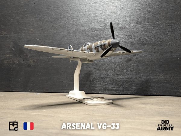 Arsenal VG-33 French warbird - STL files for 3D printing