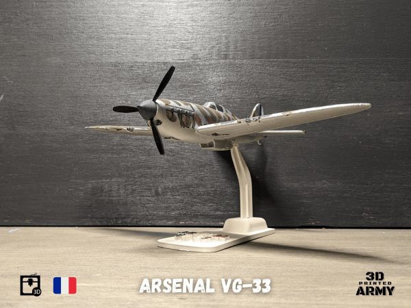 Arsenal VG-33 French warbird - STL files for 3D printing