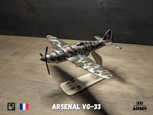 Arsenal VG-33 French warbird - STL files for 3D printing