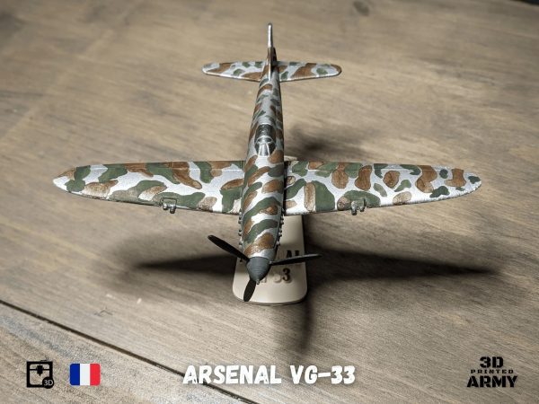 Arsenal VG-33 French warbird - STL files for 3D printing