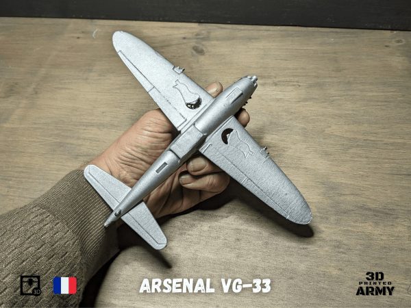 Arsenal VG-33 French warbird - STL files for 3D printing