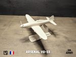 Arsenal VG-33 French warbird - STL files for 3D printing