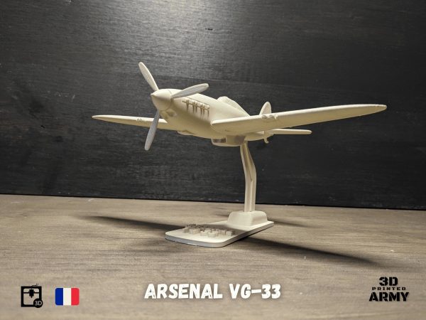 Arsenal VG-33 French warbird - STL files for 3D printing