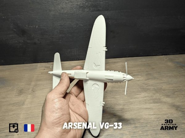 Arsenal VG-33 French warbird - STL files for 3D printing