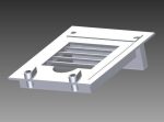 Battery Door  Hatch Frame clip and Latch for RC Cessna 747 I TW