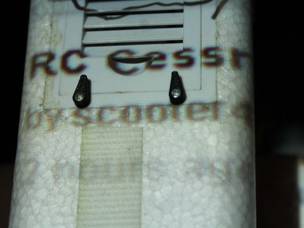 Battery Door  Hatch Frame clip and Latch for RC Cessna 747 I TW