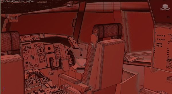 Boeing 767 Cockpit