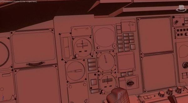 Boeing 767 Cockpit