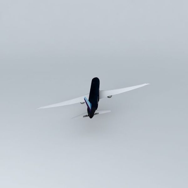 Boeing 787 800 Blue Gamma Taking Off with interior