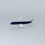 Boeing 787 800 Blue Gamma Taking Off with interior