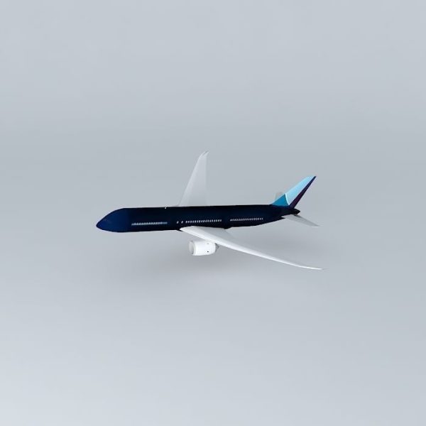 Boeing 787 800 Blue Gamma Taking Off with interior