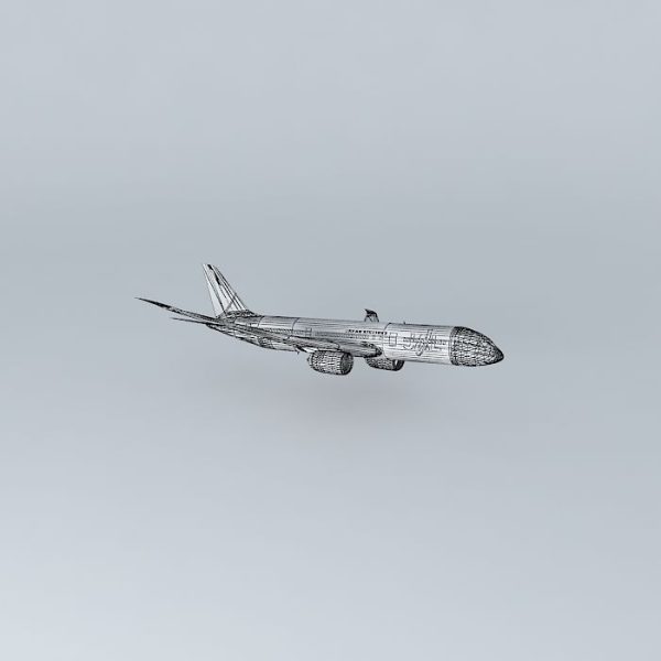 Boeing 787 800 Blue Gamma Taking Off with interior