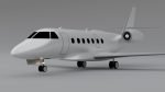 Bussines Jet 3d model by Nikdox