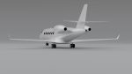 Bussines Jet 3d model by Nikdox
