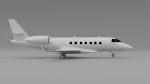Bussines Jet 3d model by Nikdox