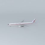 China Airlines Boeing 777 309  Retro Livery B 18008 FictionaL Wi Fi Dome