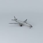 China Airlines Boeing 777 309  Retro Livery B 18008 FictionaL Wi Fi Dome