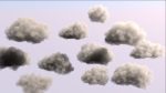 Clouds 3d model blender