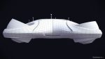 DroneCar futuristic house on water
