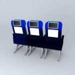 Economy Class Airplane Seats