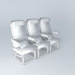 Economy Class Airplane Seats