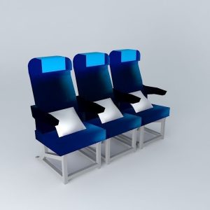 Economy Class Airplane Seats