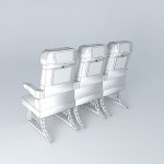 Economy Class Airplane Seats