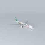 EVA Air Boeing 777 35E ER B 16703  Sanrio Hello Kitty Special Livery 2015