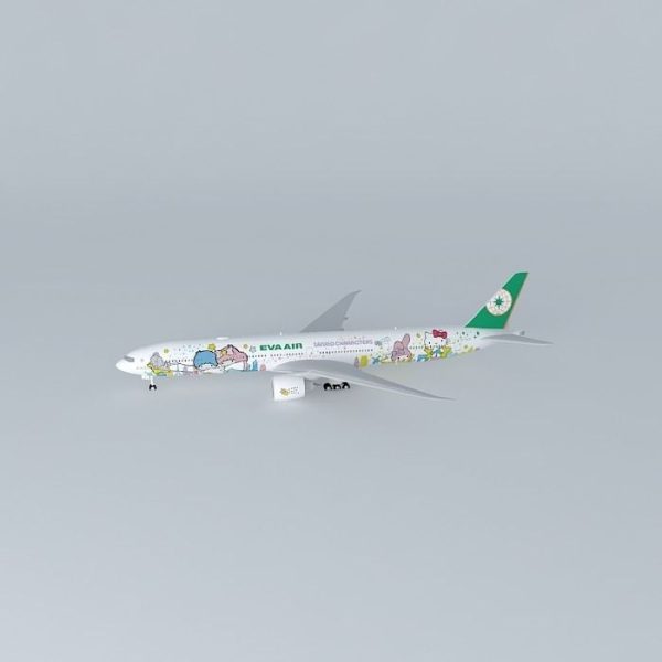 EVA Air  Boeing 777 36N ER B 16722 Shining Star  Sanrio Hello Kitty Special Livery 2015 Wi-Fi Dome
