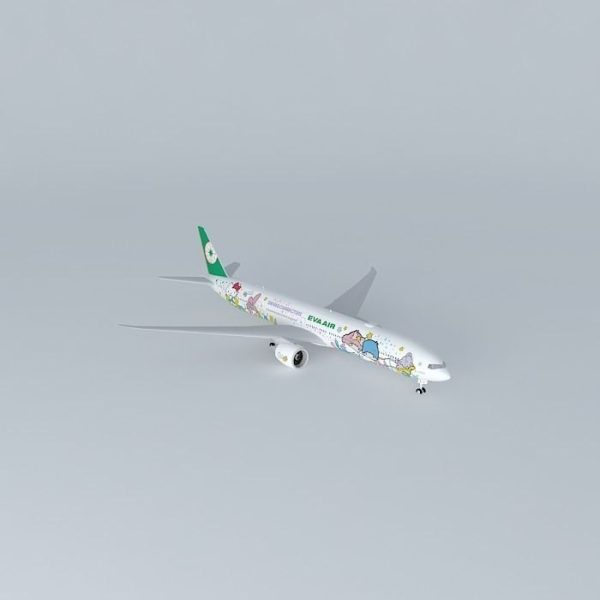 EVA Air  Boeing 777 36N ER B 16722 Shining Star  Sanrio Hello Kitty Special Livery 2015 Wi-Fi Dome