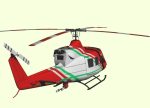 Fire rescue helicopter Helitack